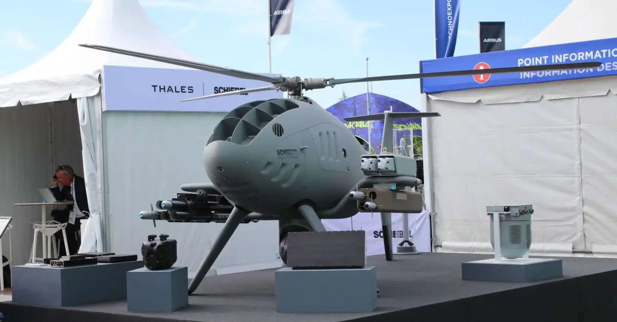 Schiebel s CAMCOPTER S 301 Emerges As Armed VTOL Drone With Toutatis schiebel-s-camcopter-s-301-emerges-as-armed-vtol-drone-with-toutatis